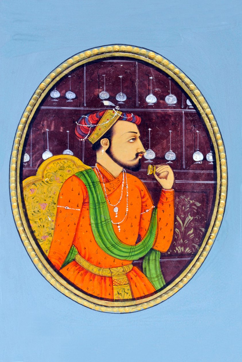 Shah Jahanin miniatyyrimaalaukset Intia Aasia tekijältä School Indian
