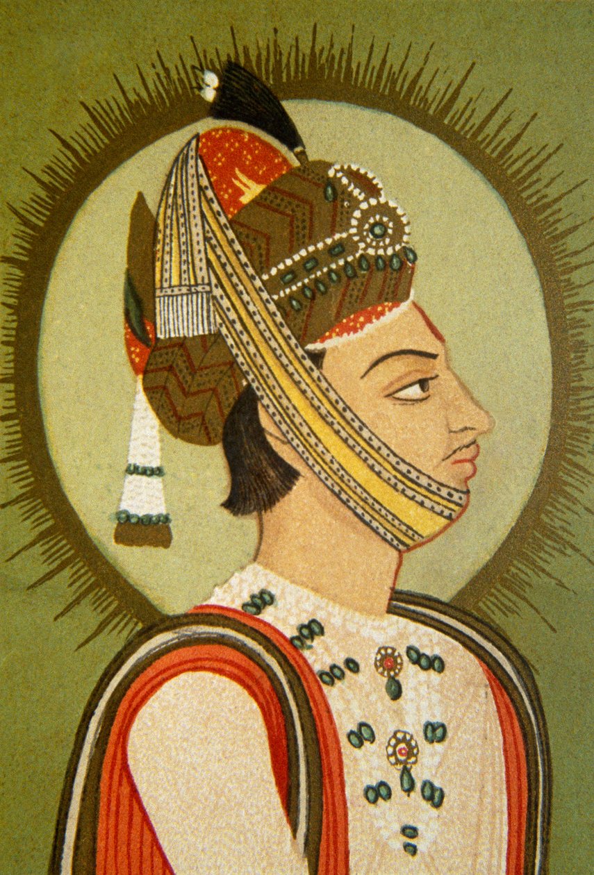 Maharaja Jay Singh Iii:n muotokuva, Jaipur, Rajasthan, Intia tekijältä School Indian