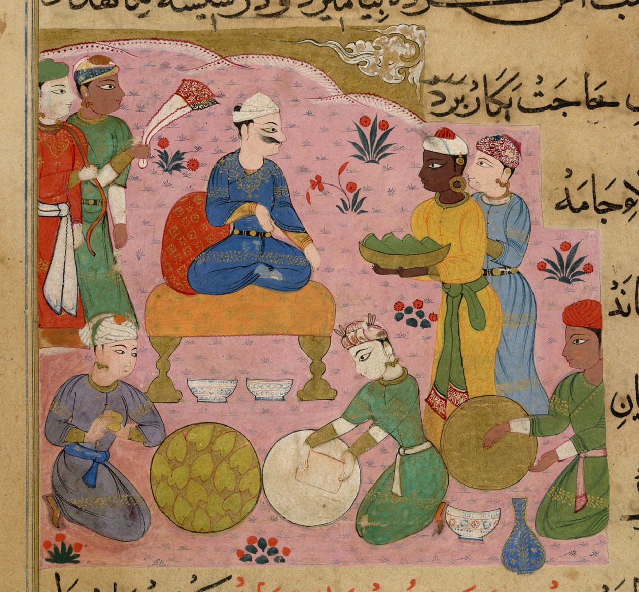 Betelin valmistelu sulttaani Ghiyath al-Dinille, The Ni