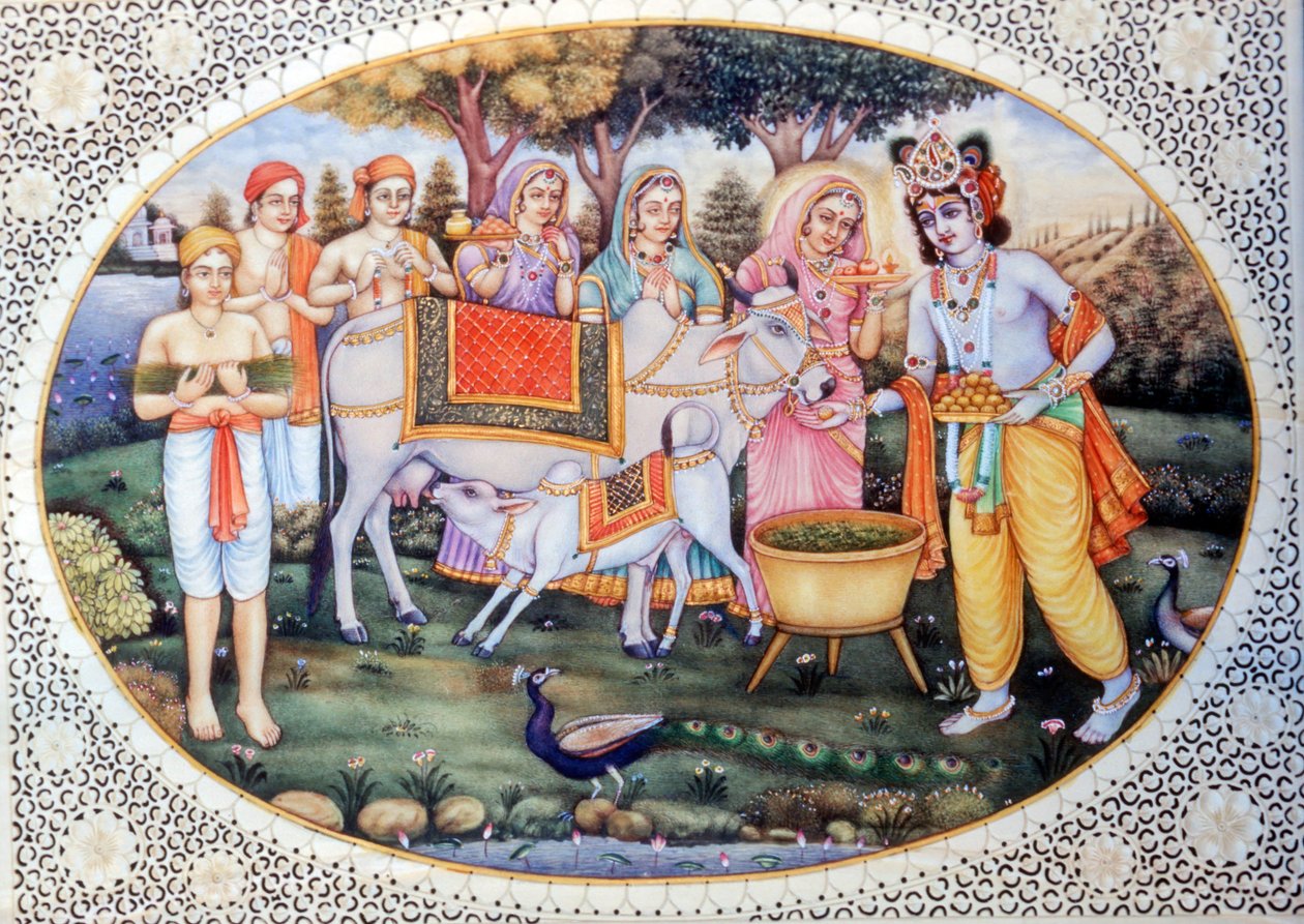 Radha Krishnan miniatyyrimaalaukset tekijältä School Indian