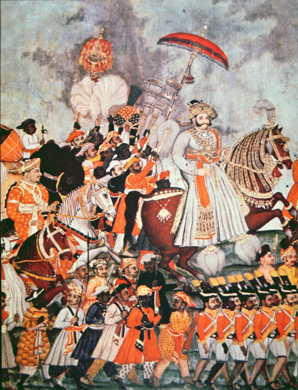 Suuri Akbar (väri litho) tekijältä School Indian