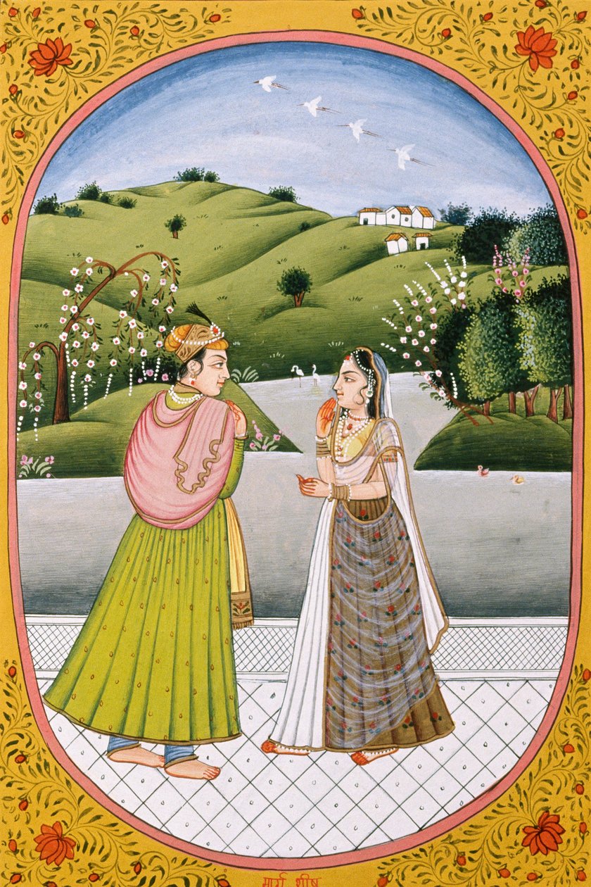 Vuosi Kalenteri Kuva  maalaus hindu kuukausi Marshes, Intia tekijältä School Indian