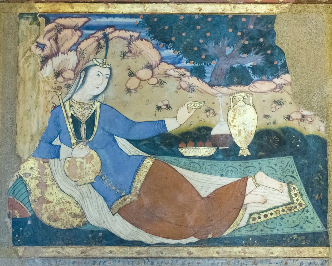 Tuoreena Chehel Sotoun Palacessa, Esfahanissa, Iranissa tekijältä School Iranian