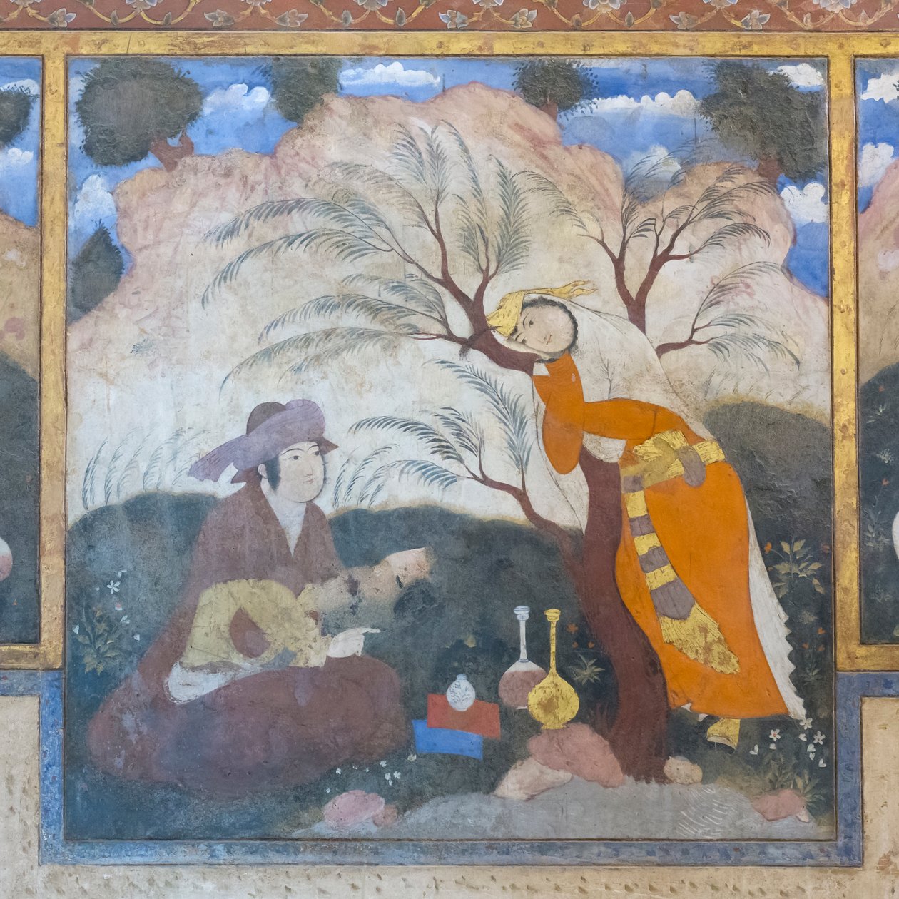 Tuoreena Chehel Sotoun Palacessa, Esfahanissa, Iranissa tekijältä School Iranian