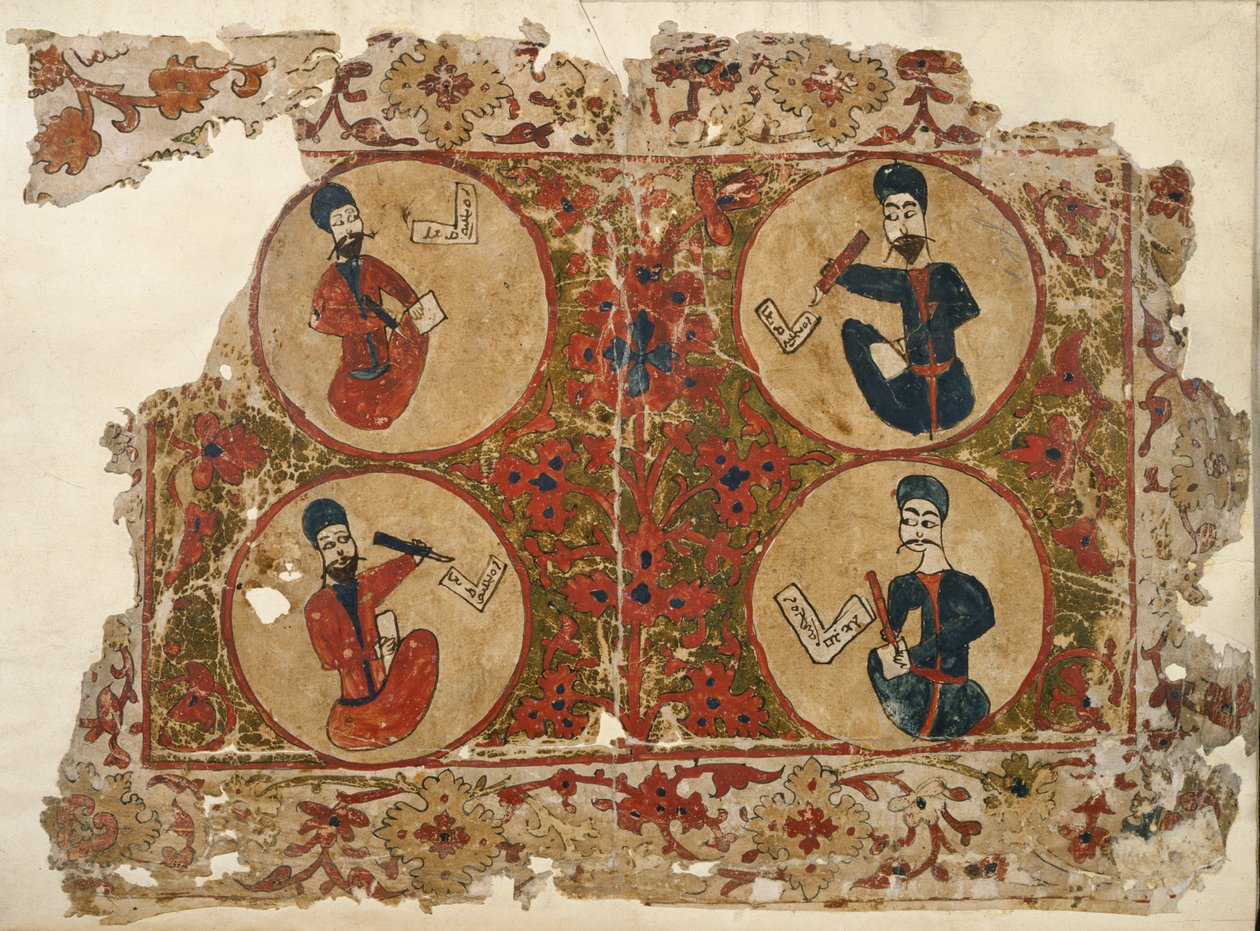 Lisätä. 7174, f.1 Neljä evankelistaa, evankeliumisanakirjasta nestoriaanisen käytön mukaan. Kopioi Elia Mosulissa, Irakissa tekijältä School Iraqi