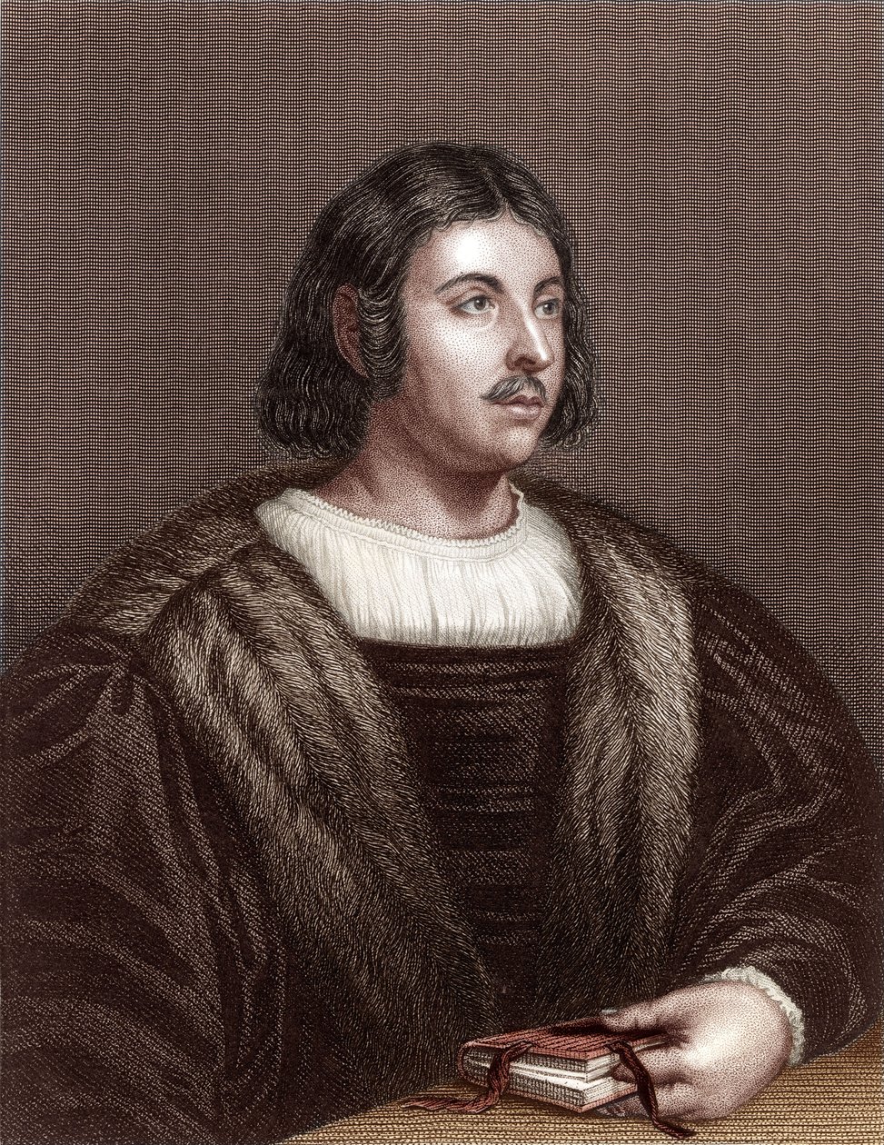Giovanni Boccaccio (värikaiverrus) tekijältä School Italian