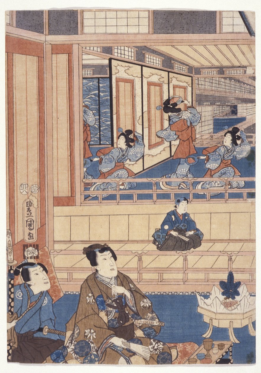 Genji (värillinen puupiirros) tekijältä School Japanese
