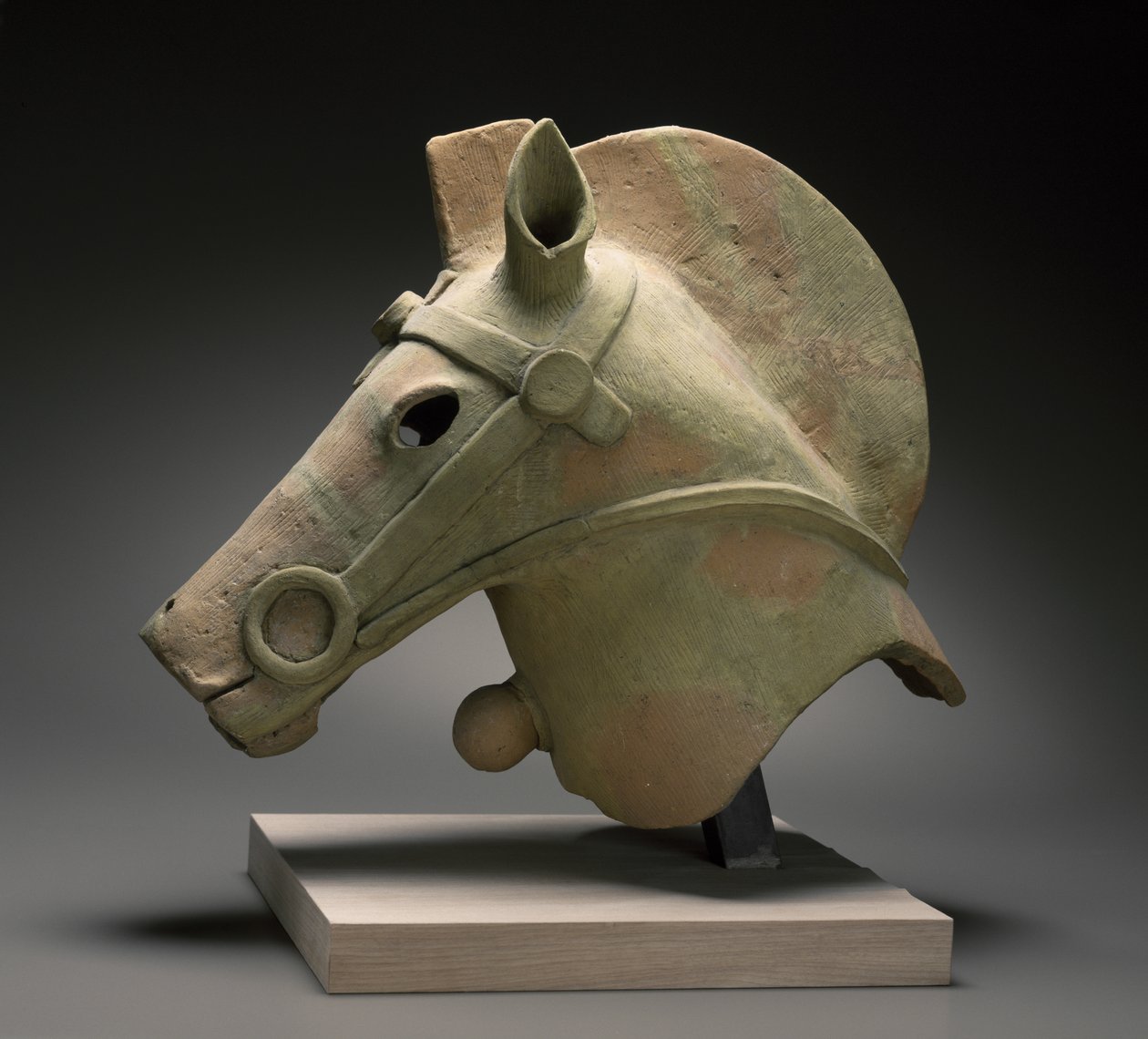 Haniwa Horse, ei päivämäärää (punainen keramiikka) tekijältä Japanese School