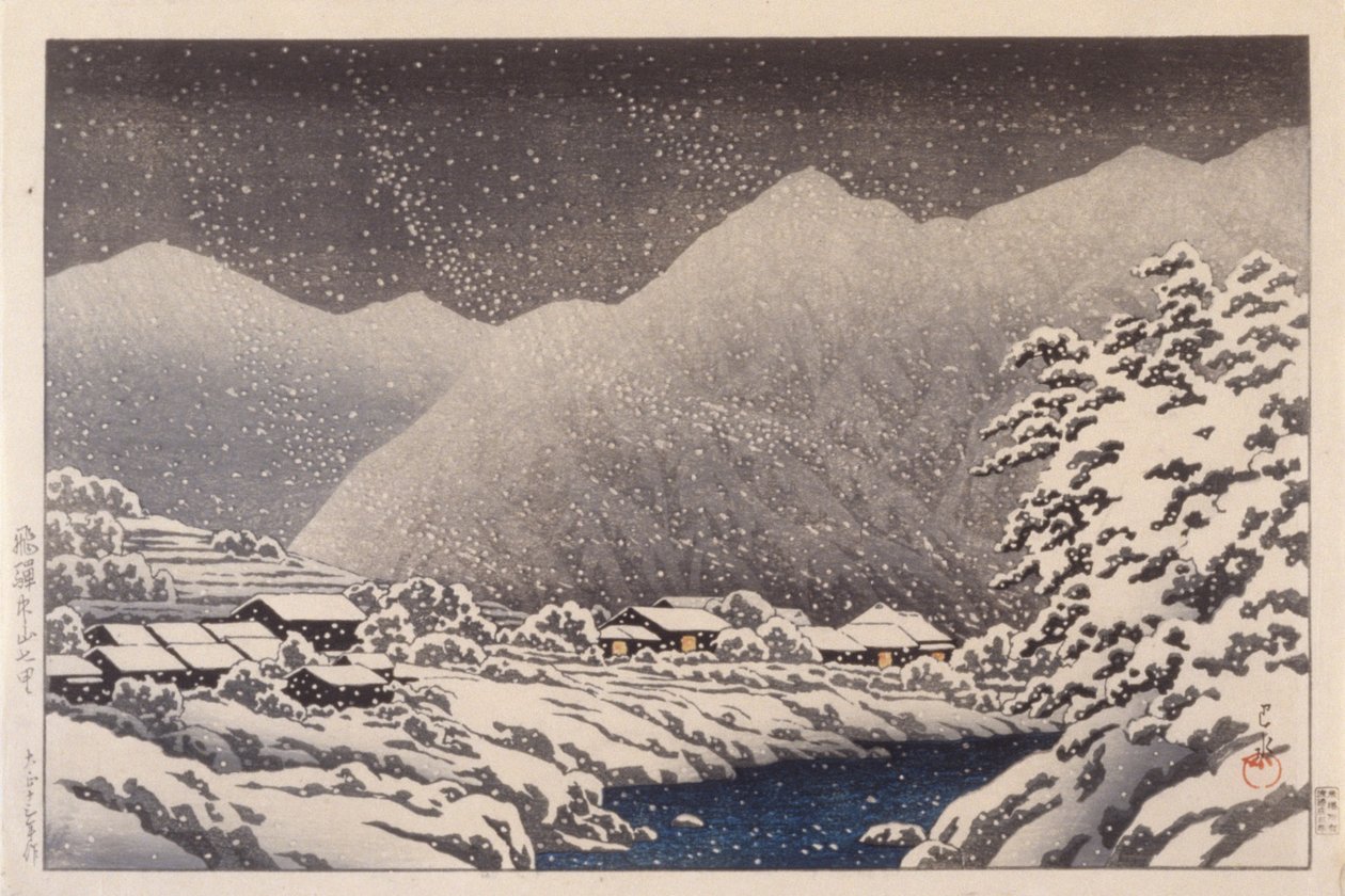 Hidan laakso talvella (muste) tekijältä School Japanese
