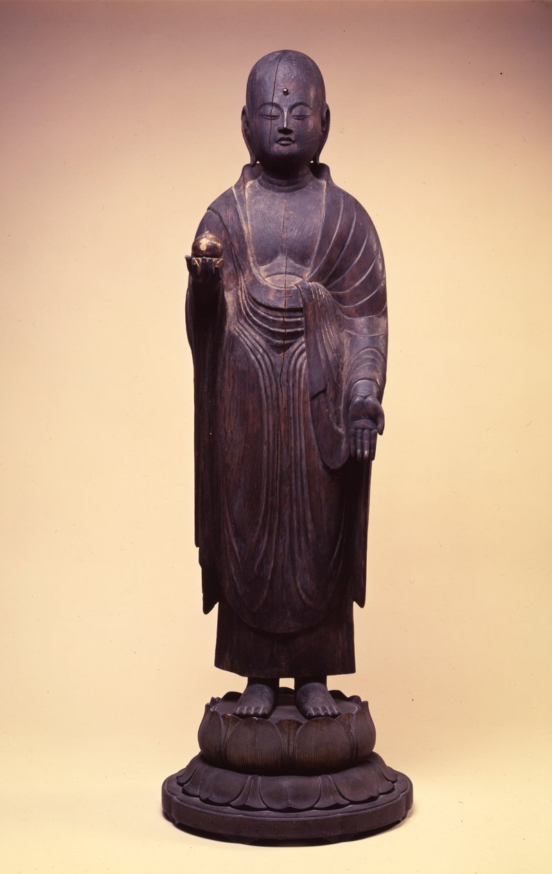 Jizo Bosatsu, Ate Heian / Fujiwara Perio d tekijältä Japanese School