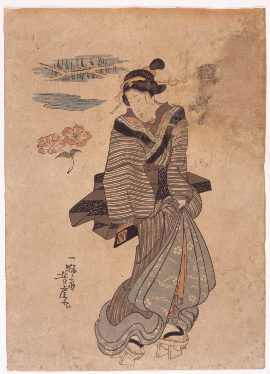 Nimetön (värillinen puupiirros) tekijältä School Japanese