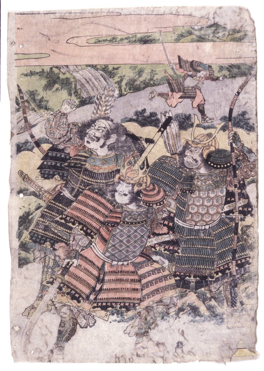 Nimetön (värillinen puupiirros) tekijältä School Japanese
