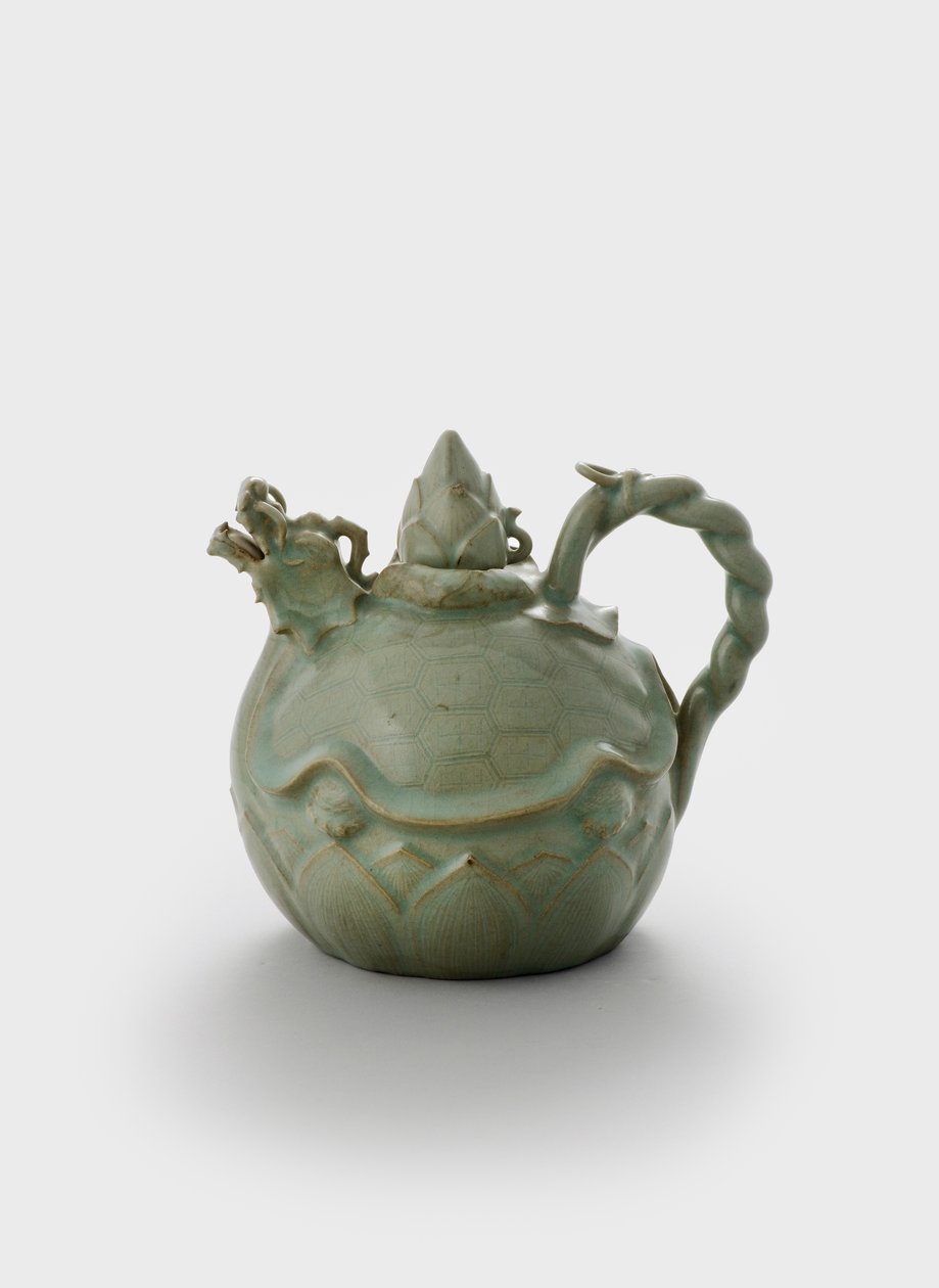 Ewer (kivitavara celadon-lasituksella) tekijältä School Korean