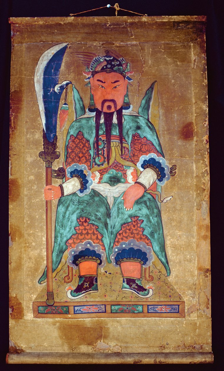 Gwanwoojanggun (luonnollinen pigmentti paperille) tekijältä School Korean