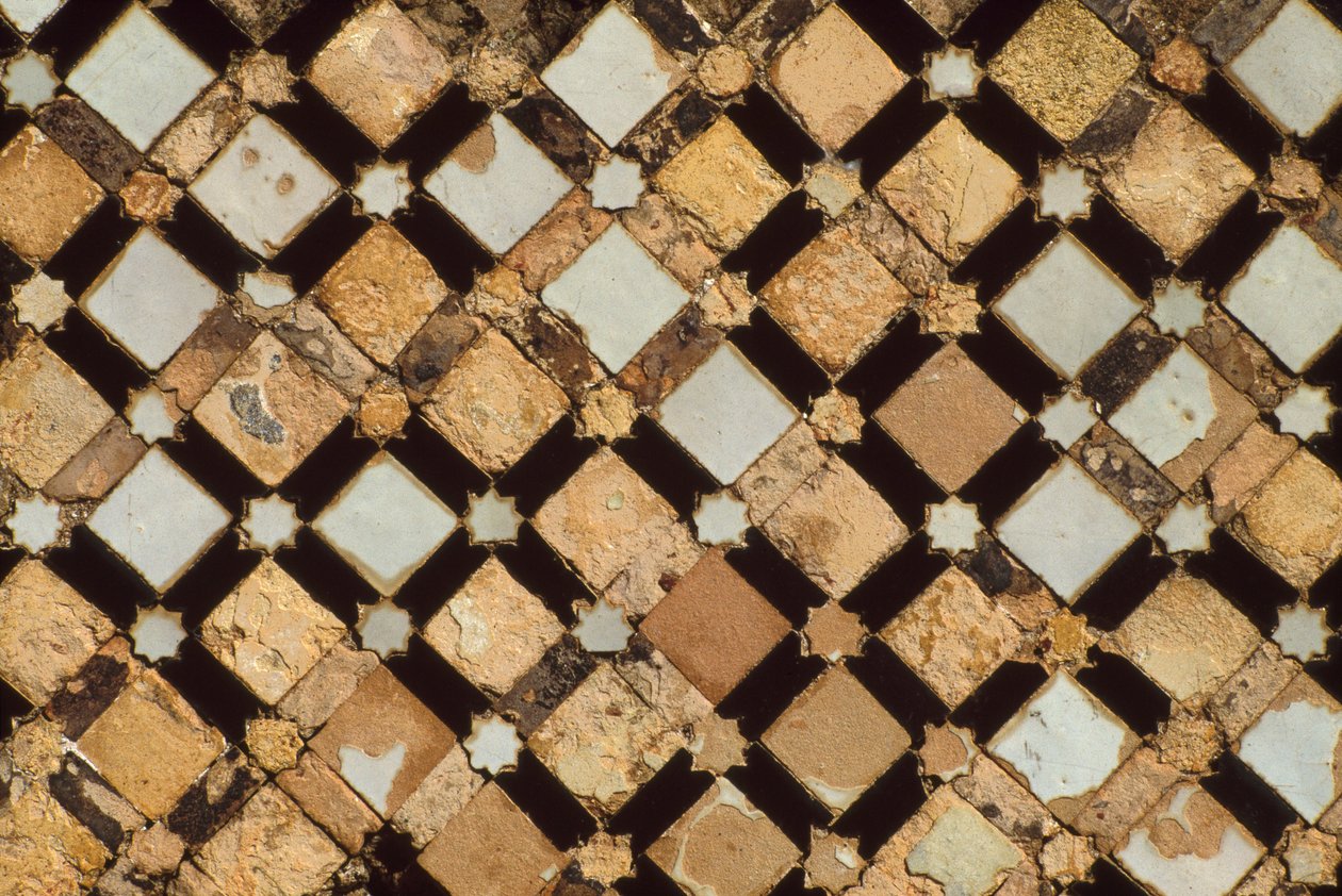 Chella necropolis, yksityiskohta koristepaneelista (mosaiikki) tekijältä School Moroccan