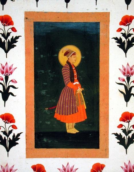 Pysyvä muotokuva hallitsijasta Small Clive -albumista tekijältä School Mughal