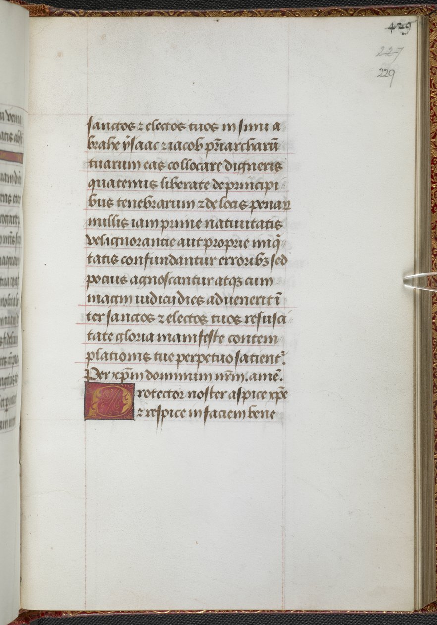 Kings 9, f.229r, tuntikirja, Sarumin käyttö ("Anne Boleynin tuntikirja") (pergamentti). tekijältä School Netherlandish