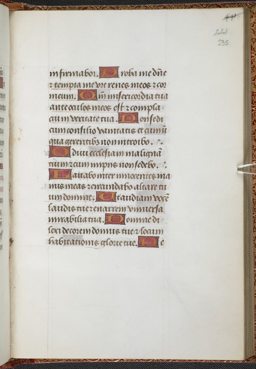 Kings 9, f.235r, tuntikirja, Sarumin käyttö ("Anne Boleynin tuntikirja") (pergamentti). tekijältä School Netherlandish