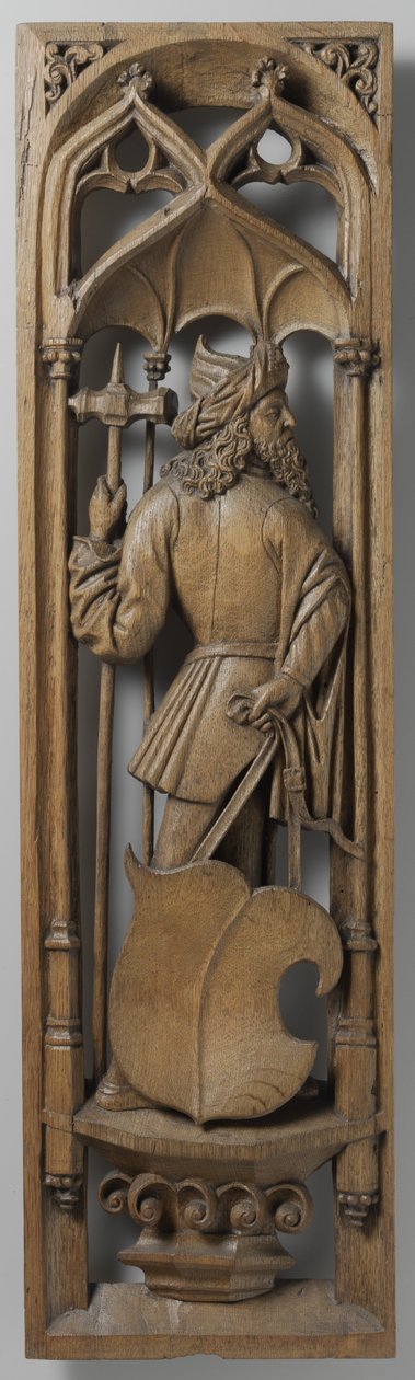 Paneeli urkukotelosta, c. 1510-20 (tammi, jossa on jälkiä polykromiasta) tekijältä School Netherlandish