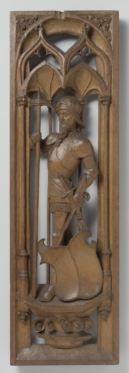 Paneeli urkukotelosta, c. 1510-20 (tammi, jossa on jälkiä polykromiasta) tekijältä School Netherlandish