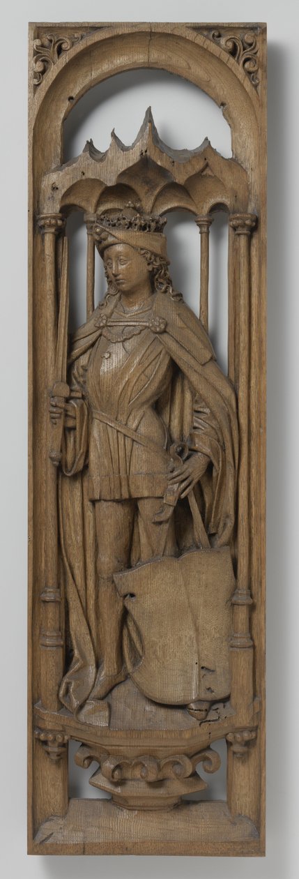 Paneeli urkukotelosta, c. 1510-20 (tammi, jossa on jälkiä polykromiasta) tekijältä School Netherlandish