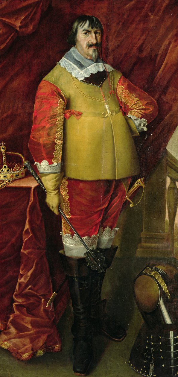 King Christian IV (öljy kankaalle) tekijältä School Norwegian
