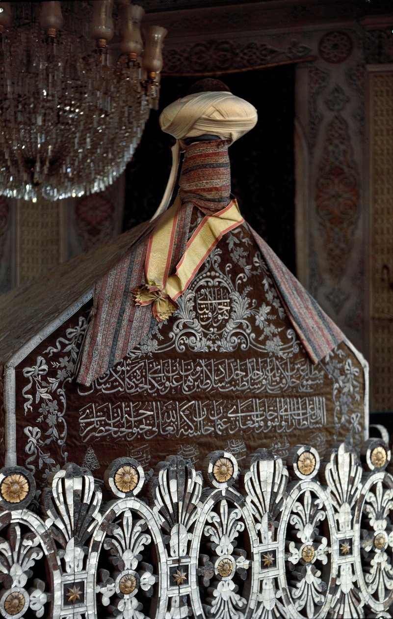 Näkymä Osman I Gazin (tai Osman Beyn) haudalle (1258-1326) tekijältä School Ottoman