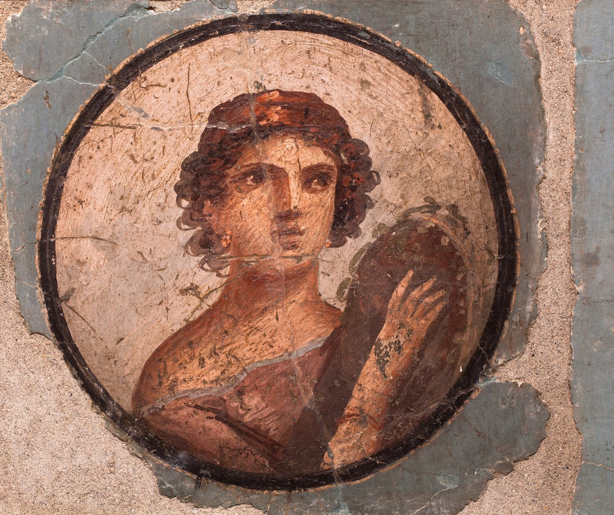 Medaljonkimuotokuvia, Pompeji tekijältä School Roman