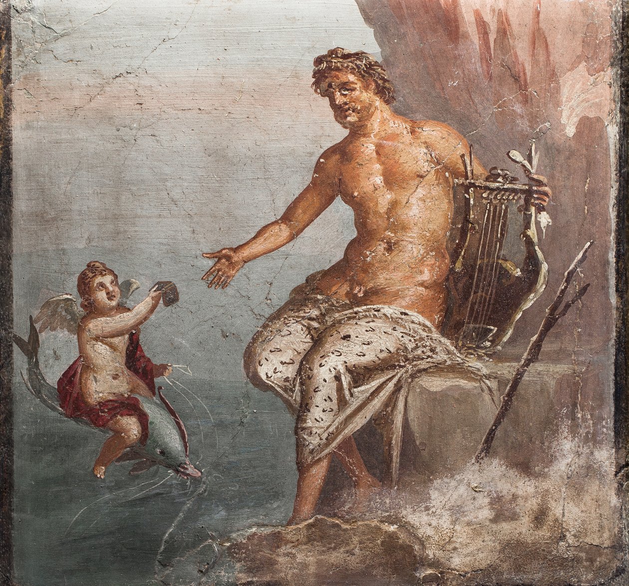 Polyfemos ja Galatea, Herculaneum tekijältä School Roman