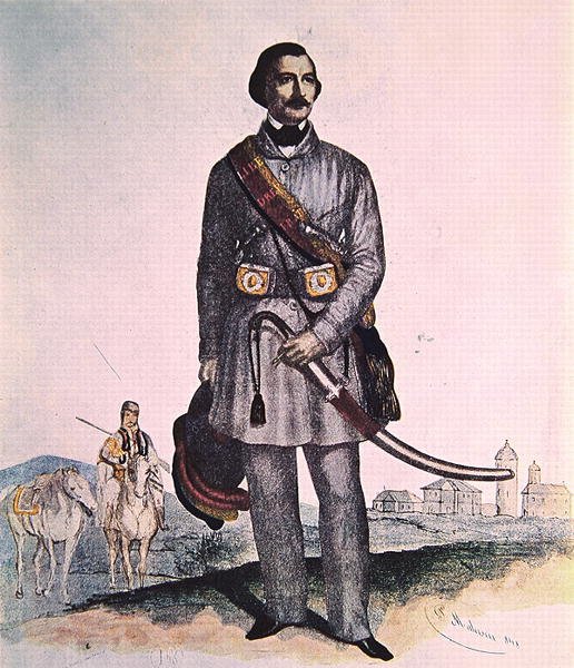 Kenraali Gheorghe Magheru (väri litho) tekijältä School Romanian