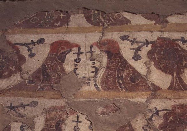 Hautakoriste, Smolenskin koulu, n.1200 (fresko ja secco). tekijältä School Russian