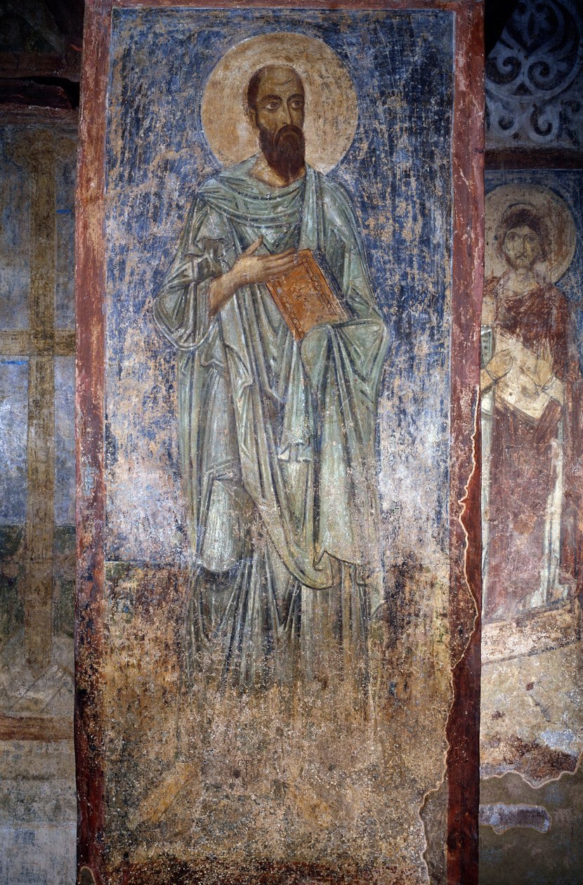""Apostoli Paavali"" venäläinen ikoni. 11. vuosisadalla. Pyhän Sofian katedraali, Kiova, Ukraina tekijältä School Russian
