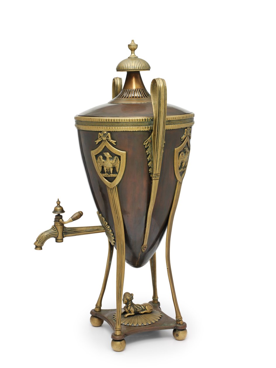 Napoleonin samovar, n. 1815 (uurna, kahvi) tekijältä School Russian