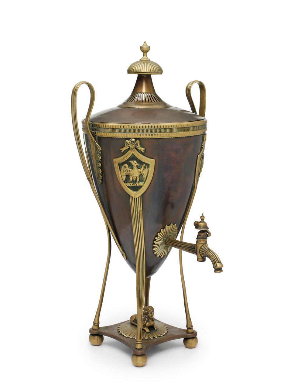 Napoleonin samovar, n. 1815 (uurna, kahvi) tekijältä School Russian