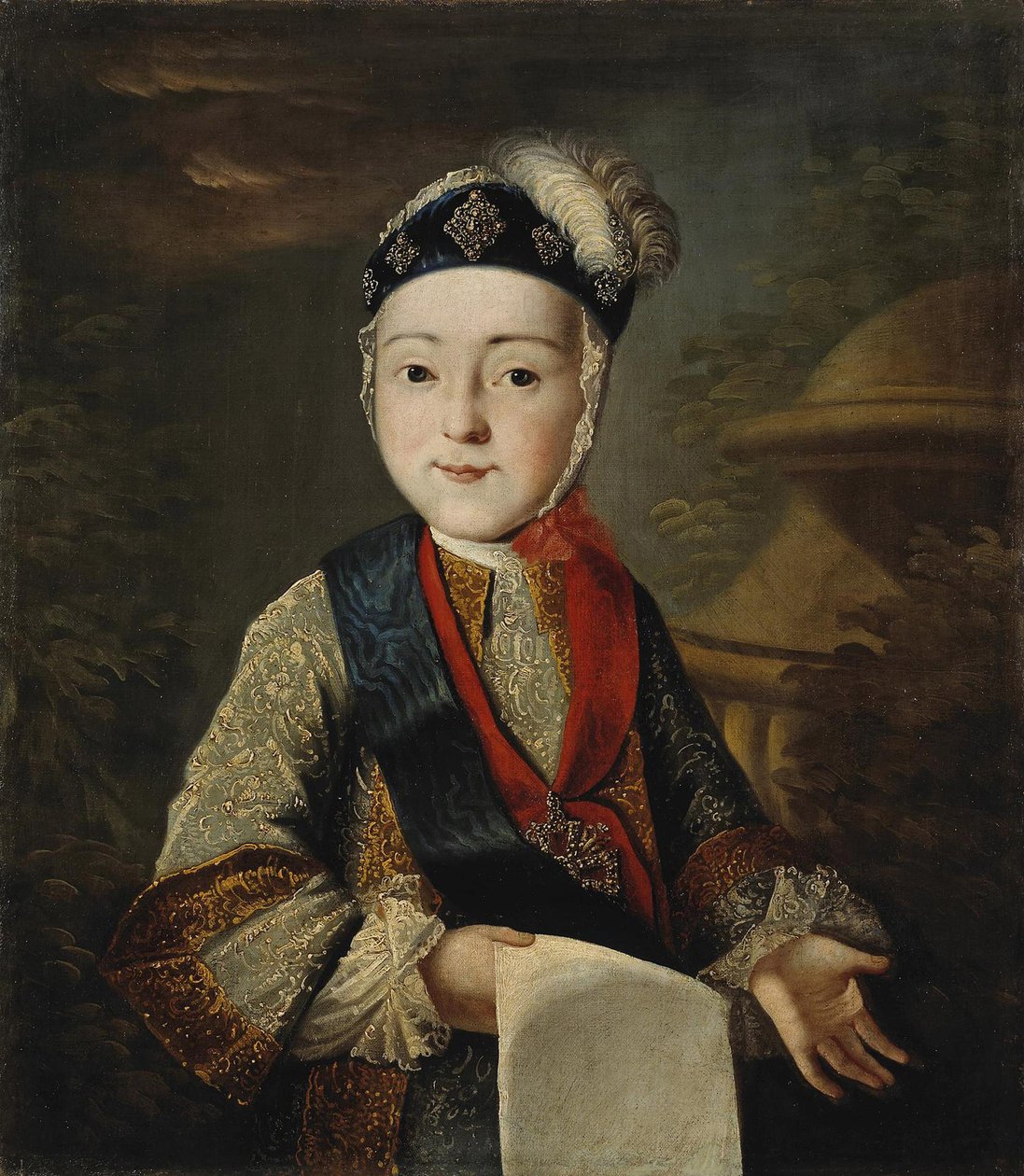 Venäjän Pietari III - Suurruhtinas Pietari III:n muotokuva. (1728-1762) nimellä Child par Anonymous tekijältä School Russian