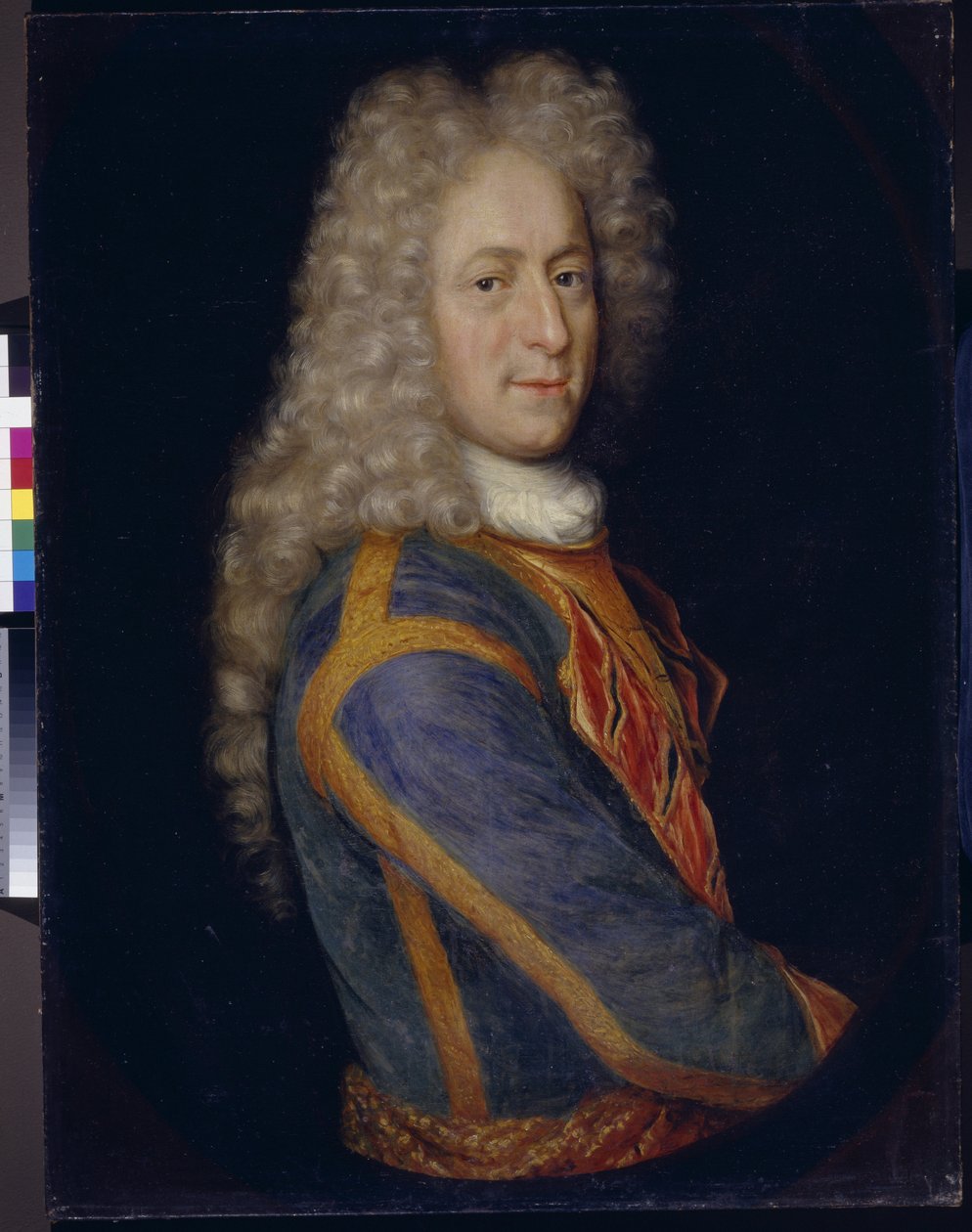 Marsalkka Ivan Jurievich Trubetskoyn (1667-1750) muotokuva (Ivan Jurievich Trubetskoyn muotokuva). Anonyymi maalaus, öljy kankaalle tekijältä School Russian