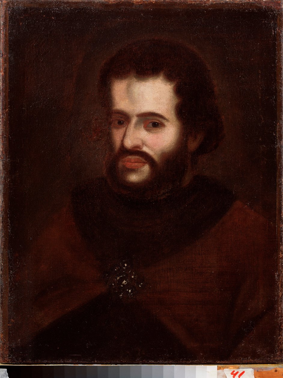 Tsaari Ivan V Aleksejevitšin (1666-1696) muotokuva. Venäläisen mestarin maalaus, öljy kankaalle, 1700-luvun alku. Komin tasavallan kansallinen taidegalleria, Sykyivkar (Venäjä). tekijältä School Russian