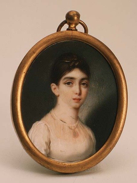 Muotokuva Darja Mihailovna Opochininasta (1788-1854) tekijältä School Russian