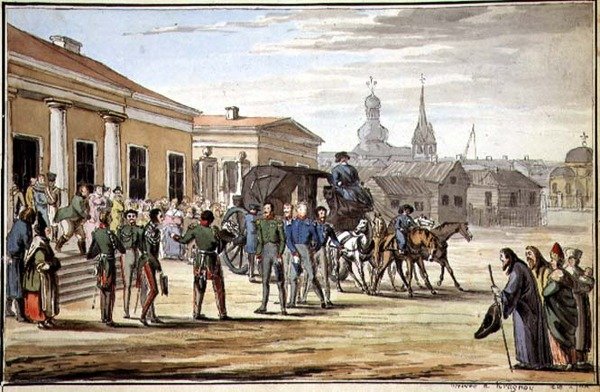 Venäläissotilaat saapuvat Krasnojaan tekijältä School Russian