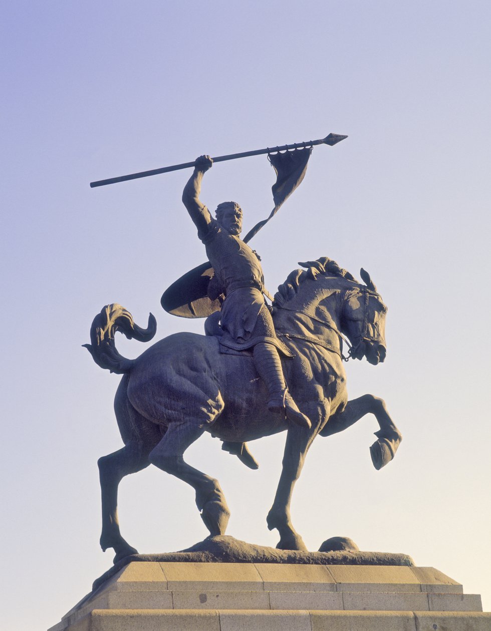 El Cidin muistomerkki (n. 1040–1099) (pronssi) tekijältä School Spanish