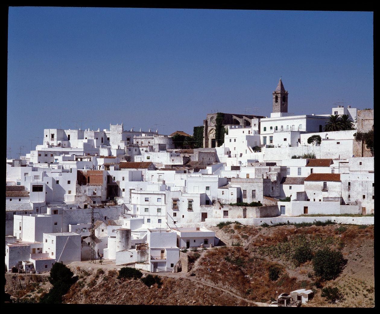 Näkymä Vejer de la Fronteralle, Andalusia, Espanja tekijältä School Spanish