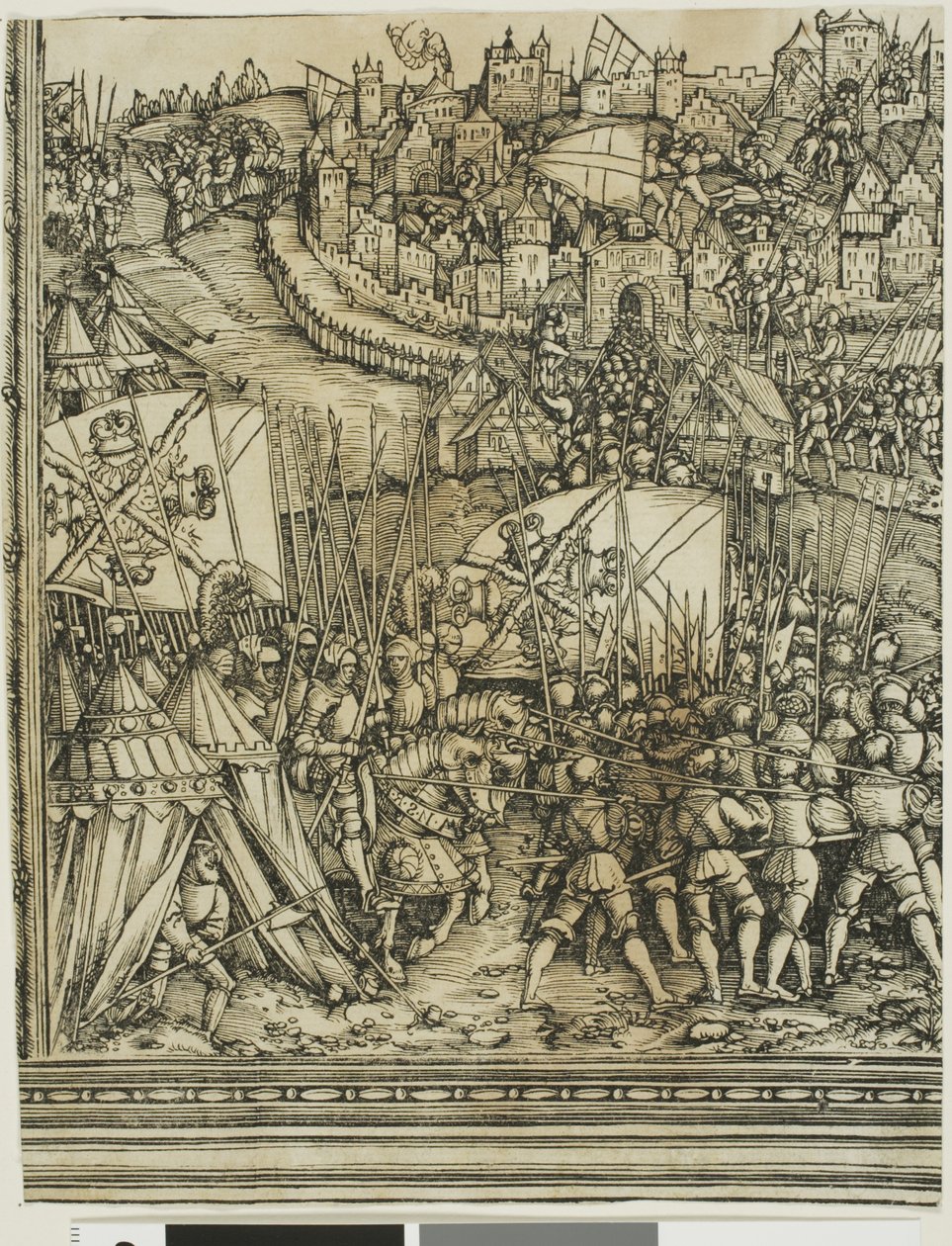 Kampanja Unkarissa Maximilian I:n riemukaaresta tekijältä School of Albrecht Dürer