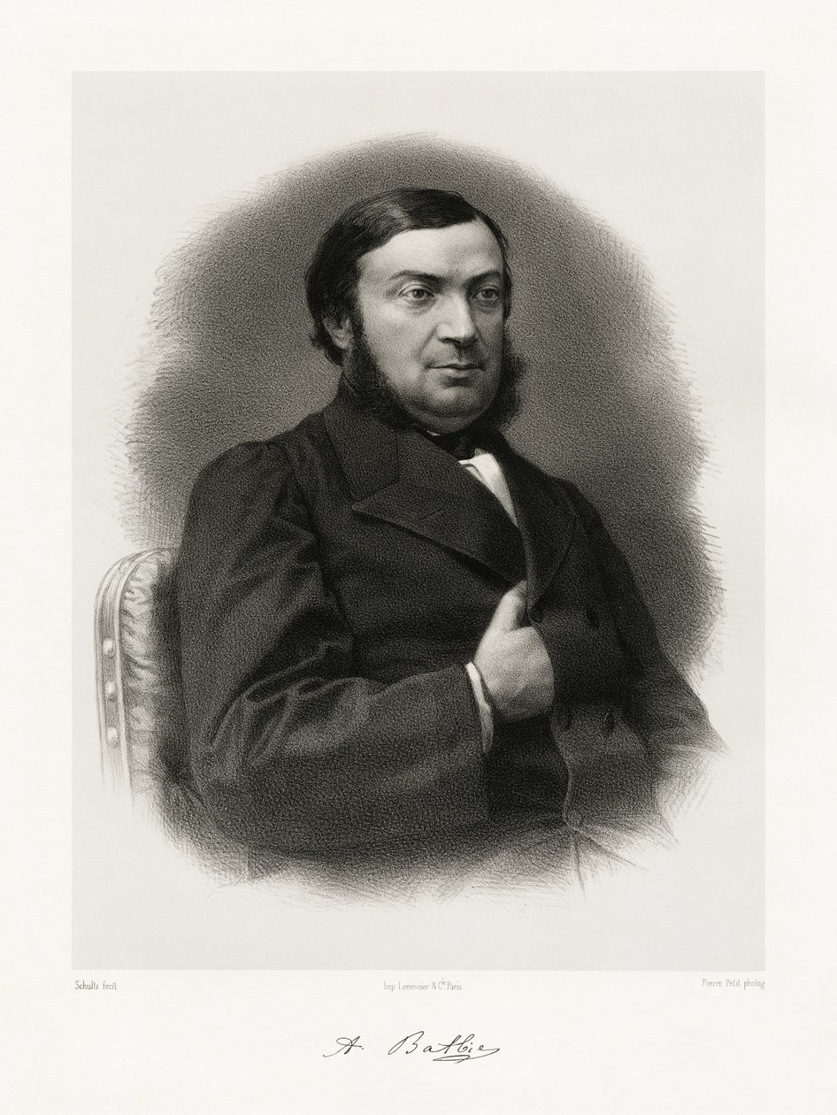 Anselme Batbie, 1865-66 tekijältä Schultz