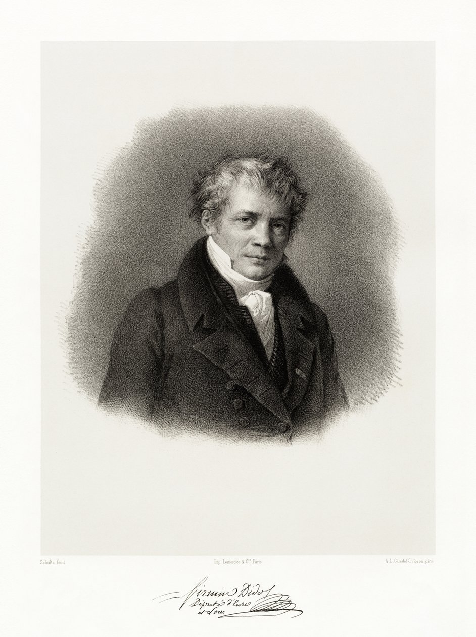 Firmin Didot, 1865-66 tekijältä Schultz