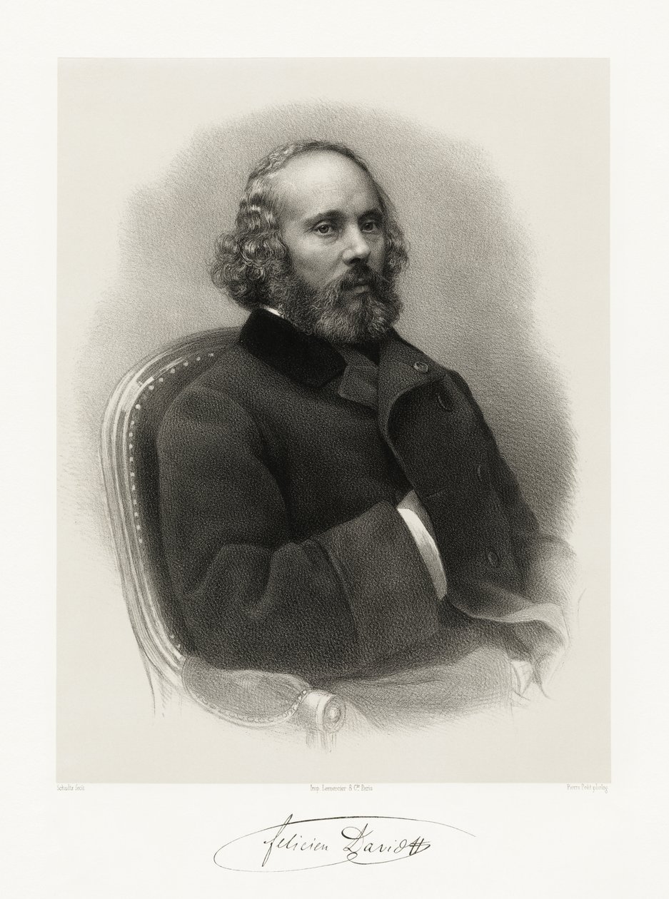 Félicien David, 1865-66 tekijältä Schultz