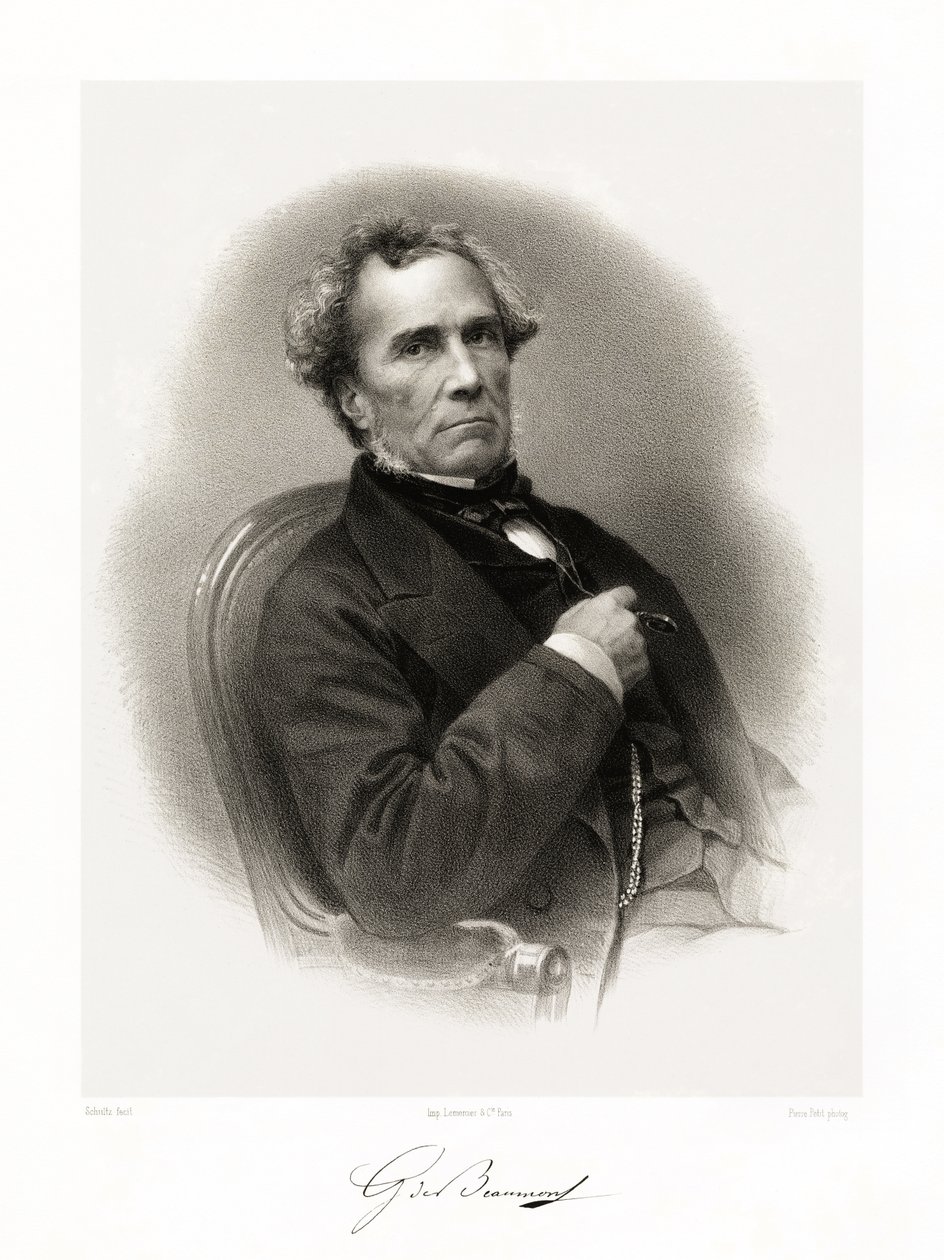 Gustave de Beaumont, 1865-66 tekijältä Schultz