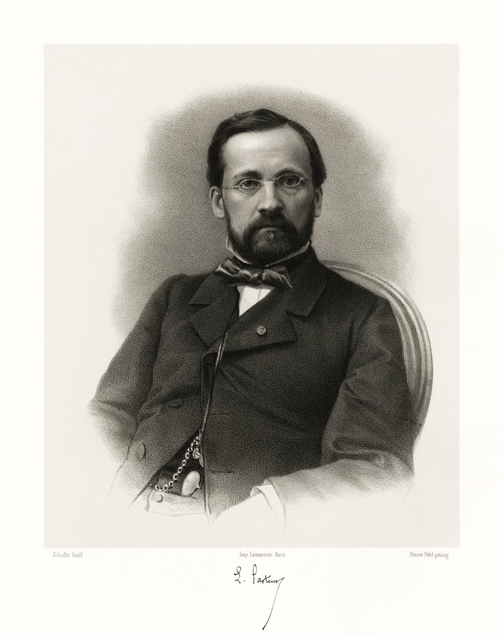 Louis Pasteur, 1865-66 tekijältä Schultz