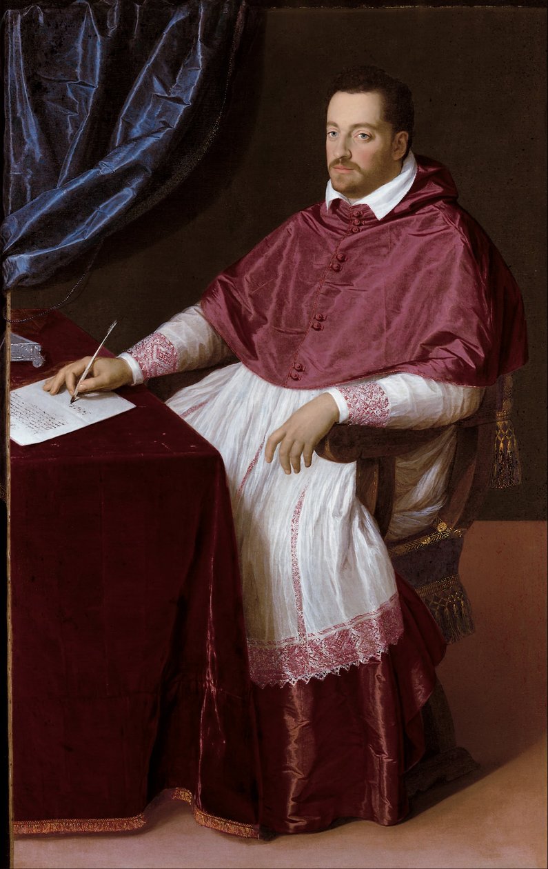 Kardinaali Ferdinando de Medici, myöhemmin Toscanan suurherttua Ferdinando I tekijältä Scipione Pulzone