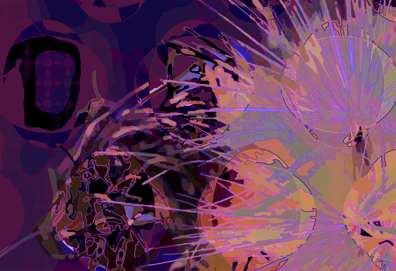 Artichoke_abst_horz10 (digitaalinen) tekijältä Scott J. Davis