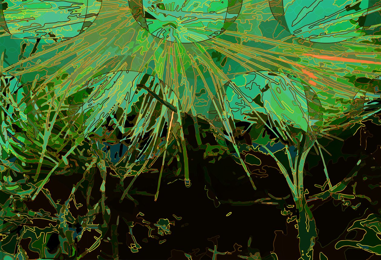 Artichoke_abst_horz2 (digitaalinen) tekijältä Scott J. Davis